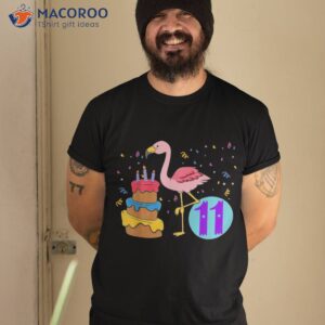 Flamingo 11. Birthday Shirt