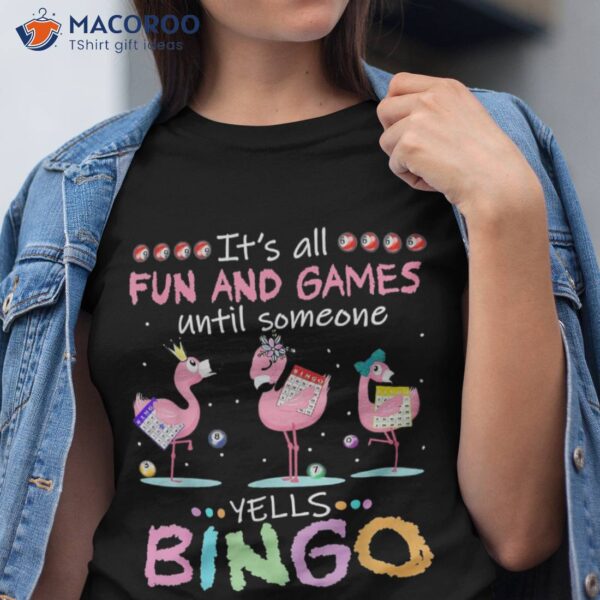 Flamingo Bingo Funny Shirt