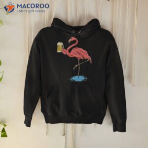 Flamingo Drinking Beer Shirt