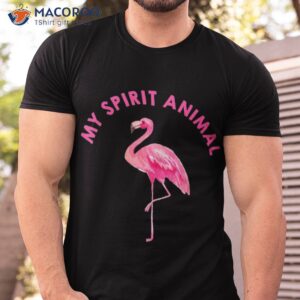 flamingo spirit animal cute lover shirt tshirt