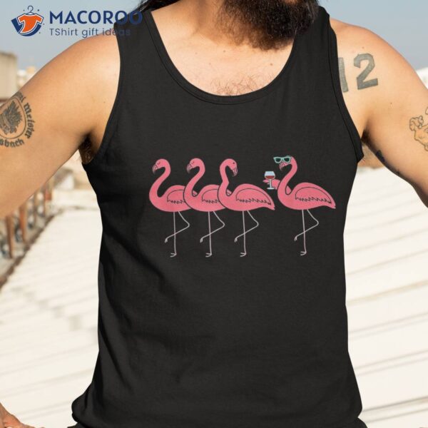 Flamingo Wine Tasting Shirt Lover Gift