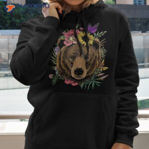 floral bear spring nature lovers shirt hoodie