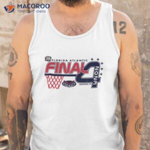 florida atlantic owls final four 2023 basketball white shirt tank top