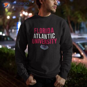 Florida Atlantic University Fau Owls Stacked Shirt 2 florida atlantic university fau owls stacked shirt sweatshirt