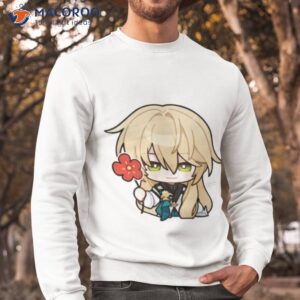 Flower Honkai Star Rail Chibi Luocha Shirt 2 flower honkai star rail chibi luocha shirt sweatshirt