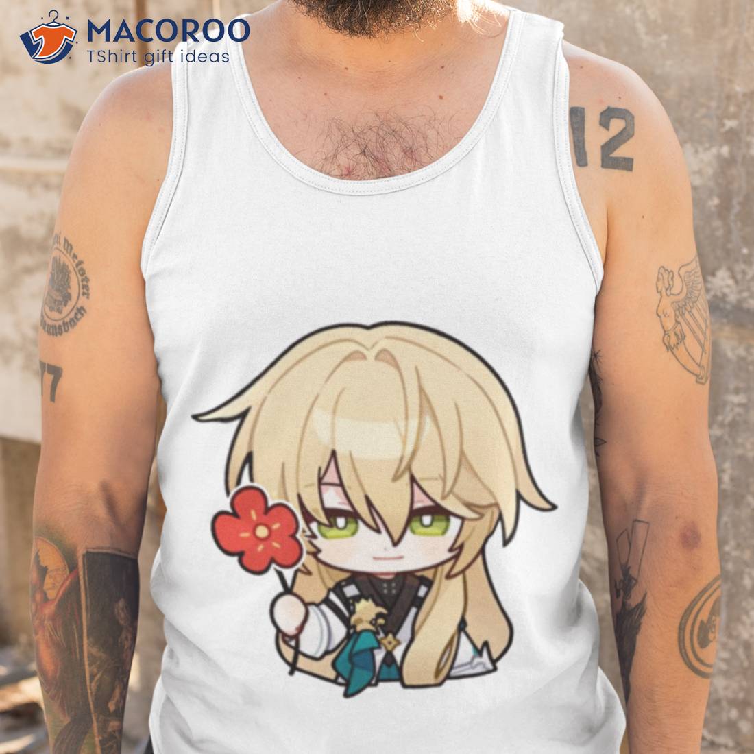Flower Honkai Star Rail Chibi Luocha Shirt Flower Honkai Star Rail Chibi Luocha Shirt