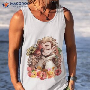 flowers with hunter the owl house art shirt tank top