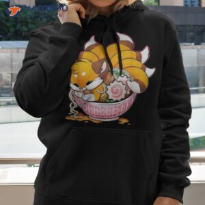 fox ra japanese noodles cute kawaii anime gifts girl teen shirt hoodie