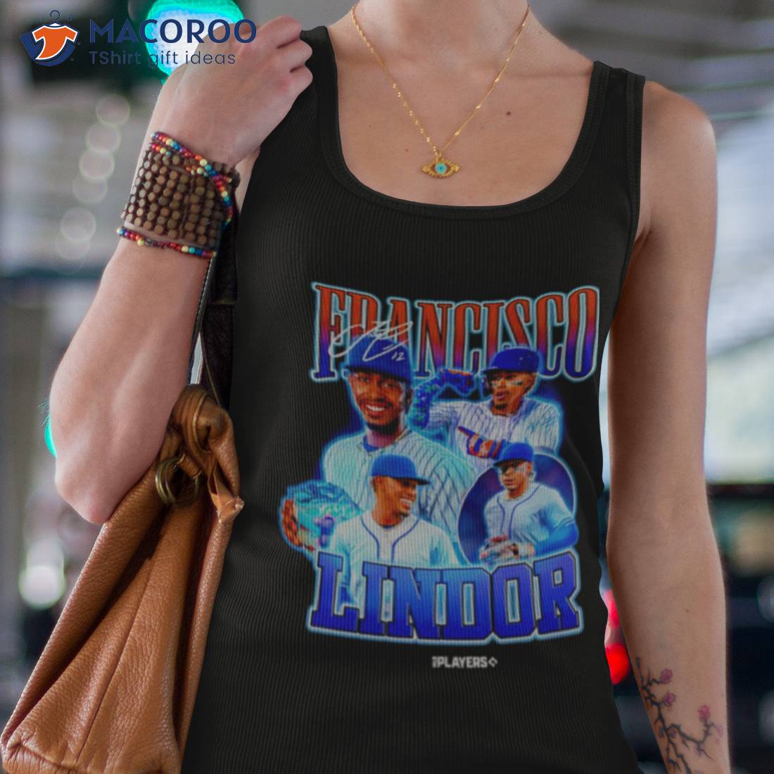 Youth Francisco Lindor Royal New York Mets Player Logo Jersey
