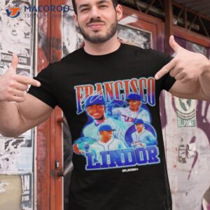 Francisco Lindor Shirt  New York Baseball Men's Cotton T-Shirt