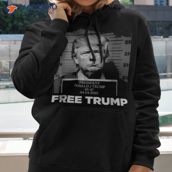 Free Donald Trump Mugshot Shirt