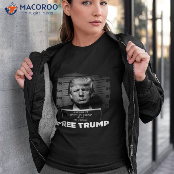 Free Donald Trump Mugshot Shirt