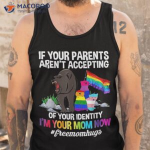 free mom hugs proud mama bear lgbt gay pride lgbtq parade shirt tank top