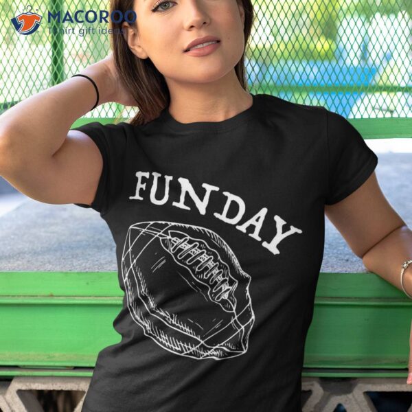 Funday American Football Dad Fathers Day Son Daddy Matching Shirt