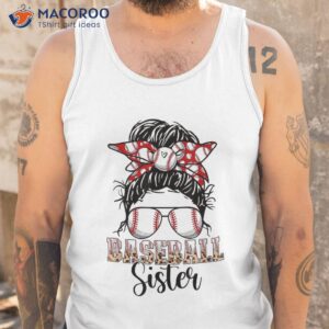 funny baseball sister quote cool shirt tank top