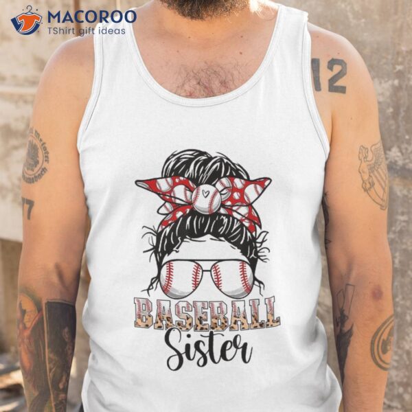 Funny Baseball Sister Quote Cool Shirt