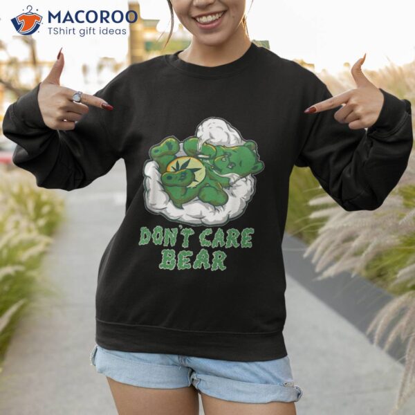 Funny Bear Smoking Weed Cannabis Marijuana 4:20 Stoner Gift Shirt