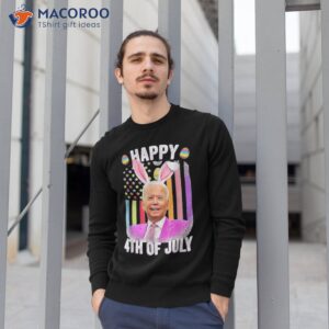 Funny Biden Happy 4th Of July Confused Easter Biden Bunny Shirt 2 funny biden happy 4th of july confused easter biden bunny shirt sweatshirt 1