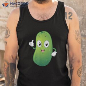 Funny Cartoon Pickle, Dill Pickle Gift Shirt 3 funny cartoon pickle dill pickle gift shirt tank top