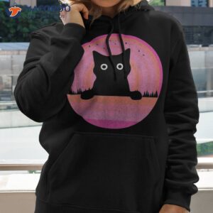 funny cat shirt shirt for girl boy black hoodie 2