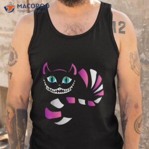 funny cheshire faced cat cats t shirt tank top