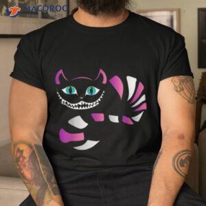 funny cheshire faced cat cats t shirt tshirt