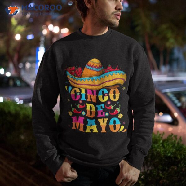 Funny Cinco De Mayo Mexican Fiesta 5 Kids Shirt