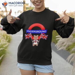 funny cute teddy bear british flag king charles coronation shirt sweatshirt 1