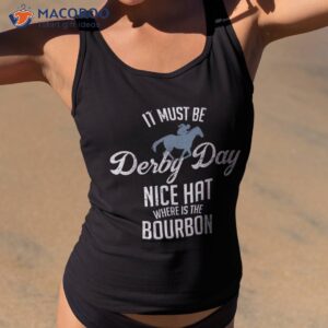 funny derby day and mint juleps kentucky horse racing shirt tank top 2