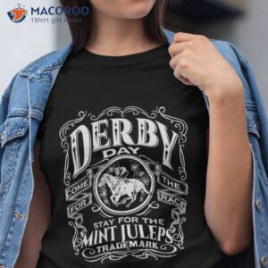 funny derby day and mint juleps kentucky horse racing shirt tshirt