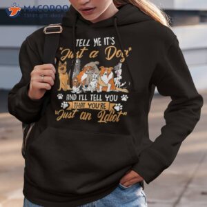 funny dog motif with saying shirt hoodie 3