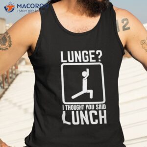 funny gym shirt workout top lunge lunch stick figure shirt tank top 3