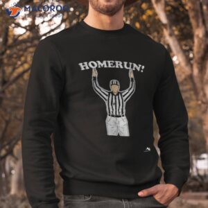 funny homerun shirt baseball football mash up sweatshirt