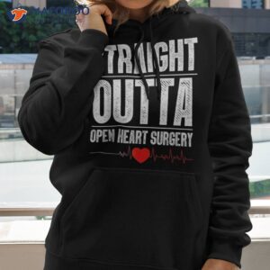 funny open heart surgery art for patient shirt hoodie