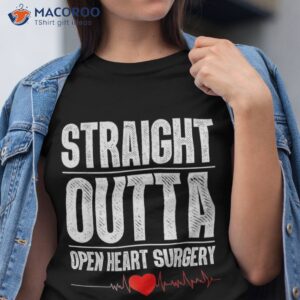 funny open heart surgery art for patient shirt tshirt