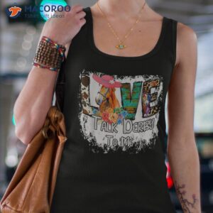 funny talk derby to me horse racing day love mom shirt tank top 4