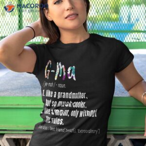 g ma definition mother s day amp amp birthday gift grandmother shirt tshirt 1