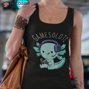 gamesolotl axolotl gamer anime gifts kawaii boys girls shirt tank top 4