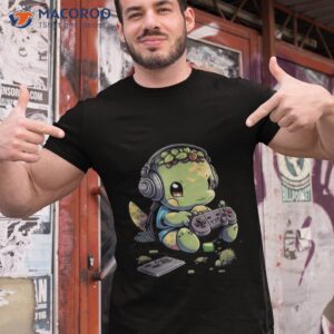 Gaming Baby Turtle Video Game Online Gamer Computer Tortoise Shirt