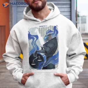 garrus vakarian justice tarot shirt hoodie