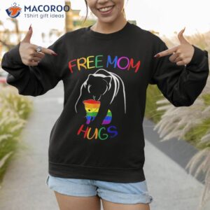 gay lgbt pride mama bear for free mom hugs shirt sweatshirt