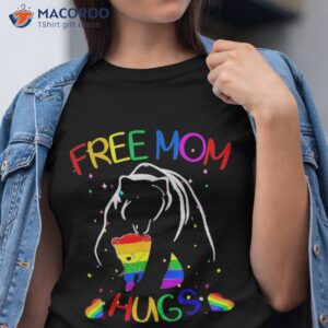 gay lgbt pride mama bear free mom hugs shirt tshirt