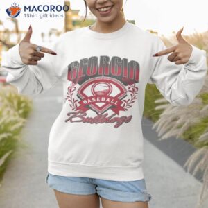 georgia bulldogs throwback baseball 2023 shirt sweatshirt