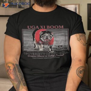 Georgia Bulldogs Uga Xi Boom University Of Georgia Shirt
