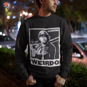Giancarlo Stanton Weirdo Baseball Signature Shirt 2 giancarlo stanton weirdo baseball signature shirt sweatshirt
