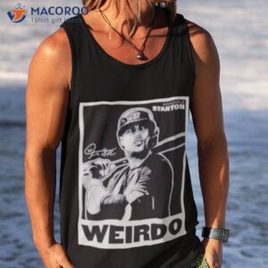 Giancarlo Stanton Weirdo Baseball Signature Shirt 3 giancarlo stanton weirdo baseball signature shirt tank top