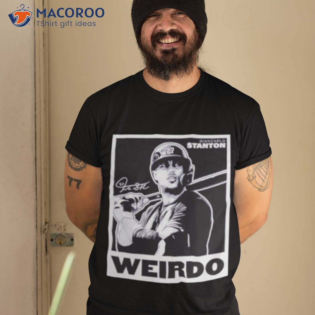 Giancarlo Stanton Weirdo Baseball Signature Shirt