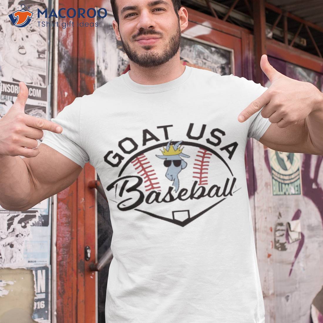 Goat Usa Baseball Shirt Goat Usa Baseball Shirt