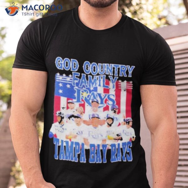 God Country Family Tampa Bay Rays Signatures Shirt