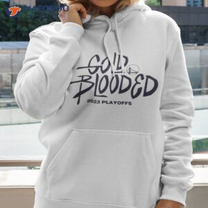 gold blooded 2023 playoffs warriors t shirt hoodie